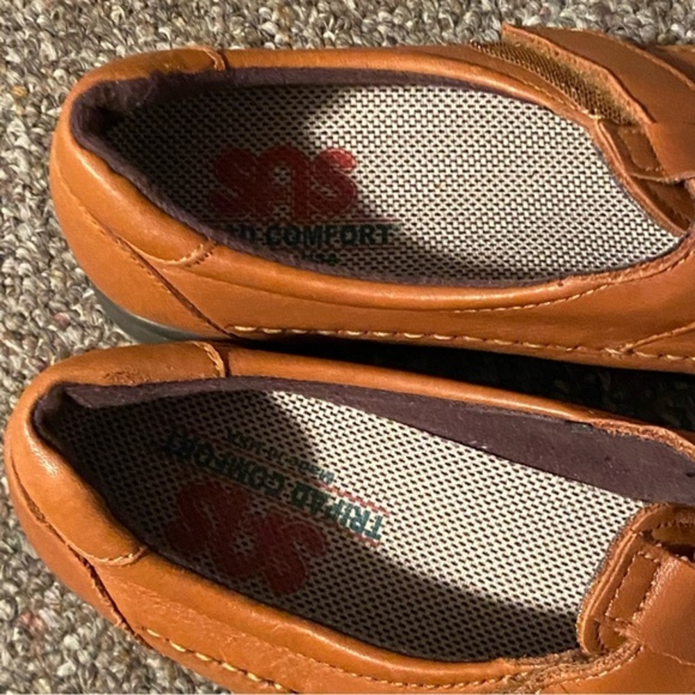 SAS Tripad Comfort Shoes Size 9 S Women’s Mary Jane Brown Velcro‎ GrannyCo… - Picture 9 of 11